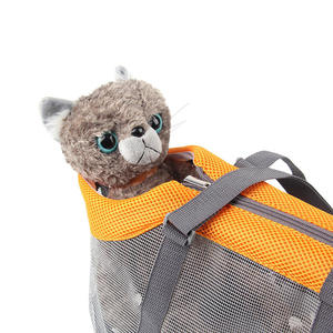 Sac de <span class=keywords><strong>transport</strong></span> pour chien Bunnyhi BB006, sac à main pliable en maille respirante pour petits chiens et chats, sac de voyage pour <span class=keywords><strong>animaux</strong></span> de compagnie - Product Image 4
