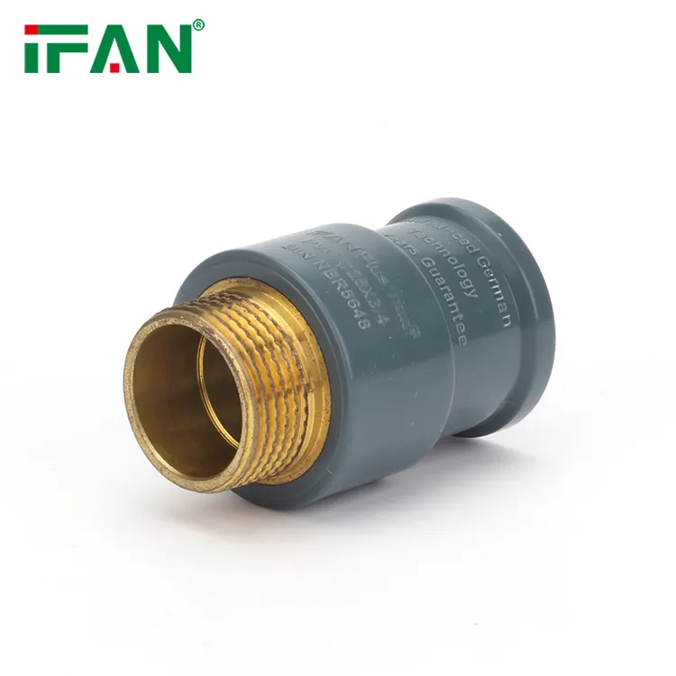IFAN Chất lượng cao ống nước Phụ kiện PVC 1/2 ''-3/4'' uPVC Ống lắp nam ổ cắm uPVC phù hợp
