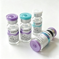Étiquettes autocollantes en vinyle personnalisées et imperméables pour flacons de peptides, pour flacons de poudre de peptides cosmétiques de 2 ml, 10 ml, 15 ml