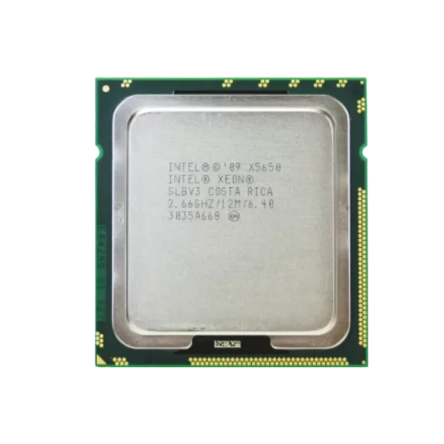 X5650 Xeon Server Processor 6 Cores 12 Threads 2.66GHz 3.06GHz Boost LGA 1366 12MB Cache 95W TDP