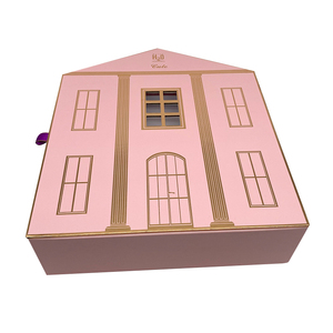 Custom printing house shaped luxury skincare cosmetic paper packaging gift box
