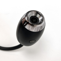 Projecteur d'étoiles LED RGB moderne, édition ciel étoilé, version USB noire, mini veilleuse nébuleuse à changement de couleur pour chambre à coucher, 360°
