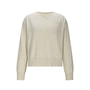 Pull-over coréen à manches longues avec poche pour femmes <span class=keywords><strong>Amazon</strong></span> Automne/Hiver Tricoté pour femmes - Product Image 6