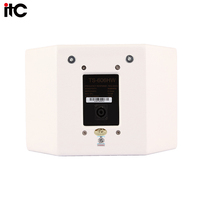 Haut-parleur de basses 8 pouces professionnel moderne en métal blanc, système de sonorisation portable 150W pour événements et conférences
