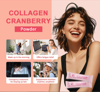 Produit de beauté : Boisson solide au collagène et canneberge, peptides protéiques multi-collagène, poudre de collagène canneberge pour le blanchiment de la peau