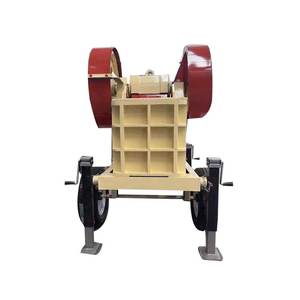 Frantoio a mascelle <span class=keywords><strong>mobile</strong></span> HAOTUO PE 400/600 per linea di produzione di quarzo e minerale d'oro con motore AC e cuscinetti ad alta produttività - Product Image 3