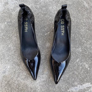 Chaussures de travail détachables de Style coréen 2025 nouveau noir professionnel entretien vêtements de travail <span class=keywords><strong>bloc</strong></span> <span class=keywords><strong>talon</strong></span> <span class=keywords><strong>talon</strong></span> épais talons hauts - Product Image 2