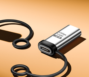 อะแดปเตอร์ประเภท-C ตัวเมียเป็นตัวเมียพร้อมชิป, การถ่ายโอนข้อมูล USB3.2 Gen2 20Gbps, การชาร์จเร็ว 240W PD, วิดีโอ 8K 60Hz - Product Image 5