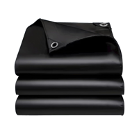 Bâche en vinyle robuste de 14 oz, résistante aux déchirures, imperméable, résistante aux UV, bâche plate en acier pour camion, remorque, cargaison