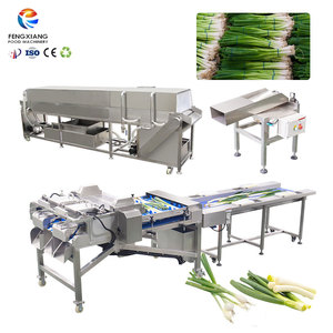 Máquina de lavado, secado por aire y corte de cebollín y cebolla verde; Máquinas de limpieza y corte de cebollín - Product Image 1