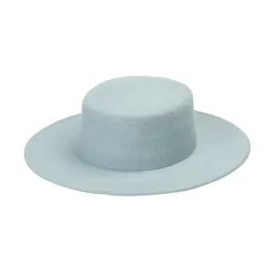 Shinesombreros OEM-sombrero de lana de fieltro para mujer, sombrero de moda personalizado, colorido, barato, venta al por mayor, 100%