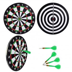 Mẫu miễn phí nhà Máy Giá 17inch tùy chỉnh an toàn hai mặt Dartboard Set với 6 từ phi tiêu cho cạnh tranh hoặc trò chơi - Product Image 1