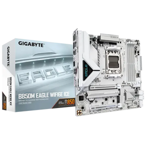 Carte mère de jeu pour ordinateur de bureau B850M WF6E ICE ATX DDR5 double canal avec ports SATA - Product Image 1