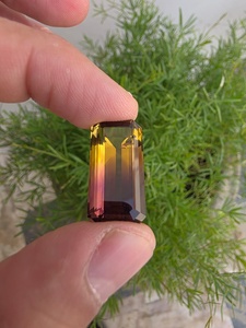 อัญมณี23.80กะรัตสองสีโปร่งใสสำหรับนักสะสมจี้ - Product Image 5