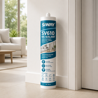SV610 OEM Adhésif polymère MS multi-usages haute résistance, imperméable, anti-moisissure, faible odeur, pour l'étanchéité et le collage intérieurs