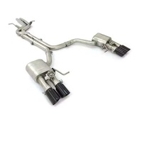 RVE Audi SQ5 B8/B8.5 3.0T 2016-2024 Garansi 3 Tahun Pipa Knalpot Stainless Steel dengan Katup Peredam Suara Tebal 1.5mm Poles Cermin OEM