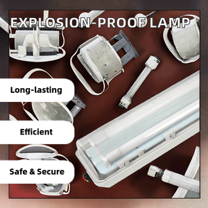 Lampe linéaire antidéflagrante LED dimmable IP66 1,2 m 1,5 m 60 W 40 W avec certificat - Product Image 2