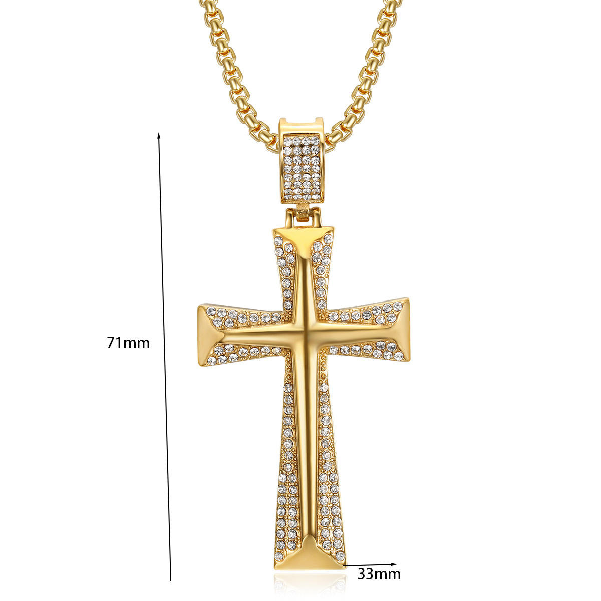 จี้เดี่ยวสีทองไม่มีโซ่