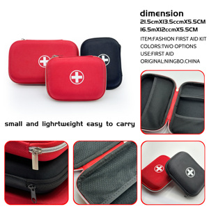 Estuche rígido de EVA impermeable portátil personalizado, bolsa de emergencia médica para niños, estuche de botiquín de primeros auxilios de viaje de supervivencia para exteriores - Product Image 5