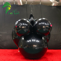 Poupée gonflable personnalisée en PVC noir lisse avec sph, jouet sexuel pour adultes gonflable