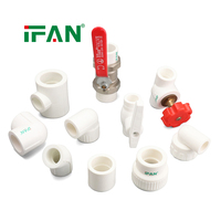 Raccords PPR IFAN Blancs Hyosung 20-110mm PN25 avec insert en laiton, anti-calcaire, longue durée de vie, pour systèmes de plomberie de bâtiment