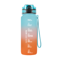 Bouteille d'eau personnalisée Eastman Tritan 22 oz, anti-fuite, avec bouton poussoir, pour boire directement, design à trois dégradés, idéale pour l'extérieur