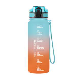 Tùy chỉnh BPA free nhựa drinkware 650ml Leak-proof chai nước với một cú nhấp chuột mở nắp không gian ấm đun nước ngoài trời uống ly - Product Image 3