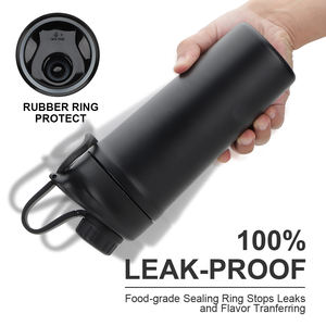 कस्टम डबल दीवार स्टेनलेस स्टील जिम खेल शेकर बोतल 820/590 मिली इन्सुलेट प्रोटीन शेकर - Product Image 3