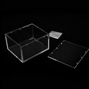 Custom Magnetic Lid clear Acrylic Card Game Display case Acrylic TCG <strong>Booster</strong> <strong>Box</strong> for LOL Riftbound Origins Trading Card Game - Product Image 3