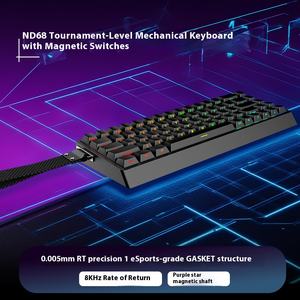 Clavier de jeu mécanique filaire USB-C avec interrupteur magnétique filaire IROK ND68 PRO / ND68, site Web <span class=keywords><strong>d</strong></span>'achat <span class=keywords><strong>en</strong></span> <span class=keywords><strong>ligne</strong></span> Alibaba - Product Image 6
