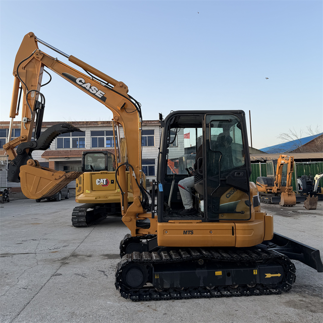 US Imported CASE CX58C Mini Crawler Hydraulic Excavator at a Low Price. Used 6-ton Excavator in Perfect Condition.