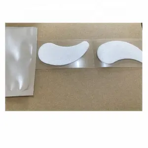 100% good feedback OEM packing soft under eye pad Hydrogel eye patch for eyelash extension sticky wet and no lint after