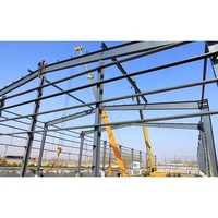 Estructura de acero ligero Almacén de fábrica Estructura de armadura de acero Sistema de techo Edificio de taller prefabricado