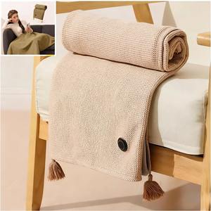 Manta Térmica USB PAIDES, Portátil, Inalámbrica, Tipo Poncho, Eléctrica, con Termostato Ajustable, para Hogar y Auto - Product Image 4