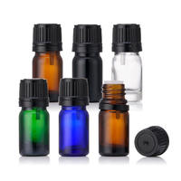 Flacons compte-gouttes en verre réutilisables 5 ml, vides, pour aromathérapie, sérum et huiles essentielles, avec pipette – Vente en gros économique