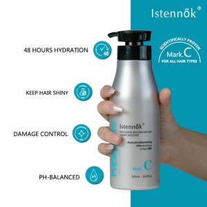 Shampooing et revitalisant à la kératine ISK en marque propre, <span class=keywords><strong>sans</strong></span> <span class=keywords><strong>sulfate</strong></span>, pour un soin quotidien des cheveux, plus forts, plus lisses, hydratants - Product Image 4