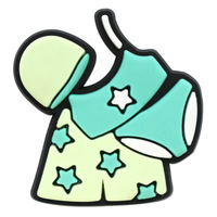 Nouvelle broche en résine bleue, motif animal de dessin animé, pour sports aquatiques, à faire soi-même, patch plat souple pour sac, couleur personnalisable, décoration de table et de maison