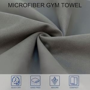 Serviettes de plage et de yoga en microfibre à séchage rapide - Légères, douces, absorbantes, durables, design rectangulaire pour les sports de plein air, les voyages - Product Image 4
