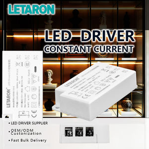 Transformateur LED ultra-mince 6W 15W 12V DC à haute efficacité énergétique avec câble d'entrée intégré, alimentation LED étanche en plastique pour - Product Image 2