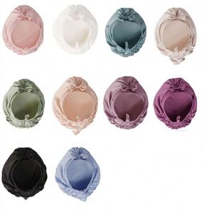 Gorro de Dormir Grande de Seda para Mujer, Gorro de Satén para Dormir, para Cabello Rizado, con Banda Ajustable, Regalo Promocional - Product Image 4