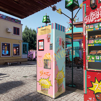 Distributeur automatique de pop-corn 2026 avec système de cuisson automatique / Kiosque à snacks 24h sans personnel pour centre commercial / centre de divertissement