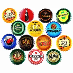 Beer Round Vintage Metal Tin Signs Cafe Signboard Painting Wall Decor Retro Plaque Nostalgia Poster Gift Art Bar Decoration 35CM