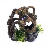 XINLY aquariums ornements pot cassé grotte décor aquarium décoration paysage
