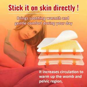 Chinaherbes Patch mestruale caldo cuscinetto riscaldante periodo di artemisia estratto di zenzero caldo prodotti di calore - Product Image 4