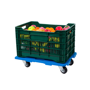 Wholesale <strong>4</strong> <strong>Wheel</strong> Foldable Duty Push Cart Trolley Hand Platform Truck Portable <strong>OEM</strong> - Product Image 4