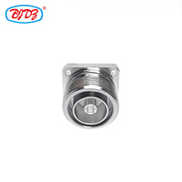 Vente en gros M5 38mm connecteurs coaxiaux 7-16 DIN femelle Jack droit 4 trous bride RF connecteur de câble coaxial