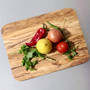 Planche à découper rectangulaire en bois d'acacia, antidérapante, écologique, passe au lave-vaisselle, pour couper, servir des légumes frais, des herbes, en cuisine - Product Image 1