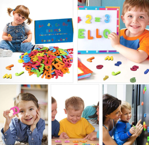 Mới Diy Bảng Chữ Cái Từ Tính EVA Đồ Chơi Giáo Dục Chữ Cái Và Số Từ - Product Image 6