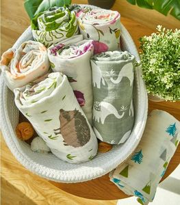 Couverture en mousseline pour bébé, motif personnalisé, 4 couches, design nouveau-né, emmaillotement en gaze pour bébé - Product Image 3