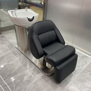 Factory-Made Electric Adjustable Shampoo Bowl Chair for Hair Salons and Barber Shops Convenient Rotating Shampoo <b>Bed</b> - Product Image 6